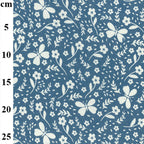 100% Cotton Printed Chambray Denim Prints 58" Fabric - 8 Colours