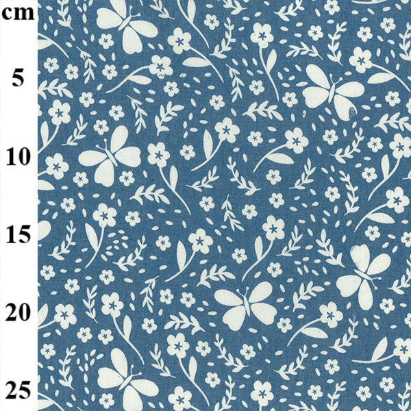 100% Cotton Printed Chambray Denim Prints 58" Fabric - 8 Colours