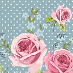 Blue Summer Loft Cotton Fabric Fat Quarter Bundle - Vera Fabrics