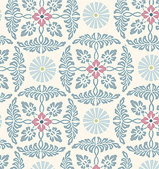 Blue Summer Loft Cotton Fabric Fat Quarter Bundle - Vera Fabrics