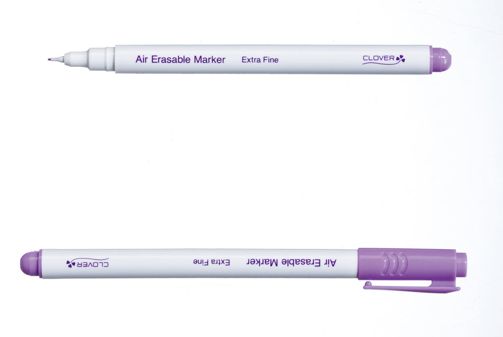 Fabric Marker Pen - Air Erasable - Extra Fine: Purple - Vera Fabrics