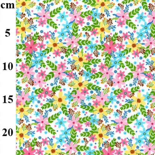 100% COTTON ROSE & HUBBLE POPLIN Fabric PRINTS 44" - 2 Colours