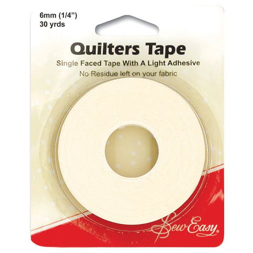 Quarter Inch Quilters Tape - 27m x 6mm - Vera Fabrics