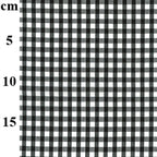 65% Polyester 35% Cotton Gingham Fabric – 1/4” Checks 45" - 14 Colours