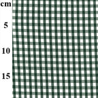 65% Polyester 35% Cotton Gingham Fabric – 1/4” Checks 45" - 14 Colours