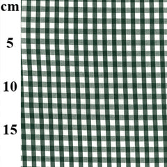 65% Polyester 35% Cotton Gingham Fabric – 1/4” Checks 45