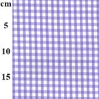 65% Polyester 35% Cotton Gingham Fabric – 1/4” Checks 45" - 14 Colours