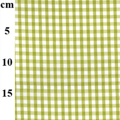 65% Polyester 35% Cotton Gingham Fabric – 1/4” Checks 45