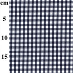 65% Polyester 35% Cotton Gingham Fabric – 1/4” Checks 45" - 14 Colours