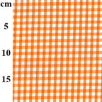 65% Polyester 35% Cotton Gingham Fabric – 1/4” Checks 45" - 14 Colours