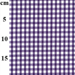 65% Polyester 35% Cotton Gingham Fabric – 1/4” Checks 45