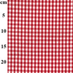 65% Polyester 35% Cotton Gingham Fabric – 1/4” Checks 45" - 14 Colours