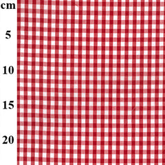 65% Polyester 35% Cotton Gingham Fabric – 1/4” Checks 45