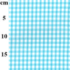 65% Polyester 35% Cotton Gingham Fabric – 1/4” Checks 45" - 14 Colours