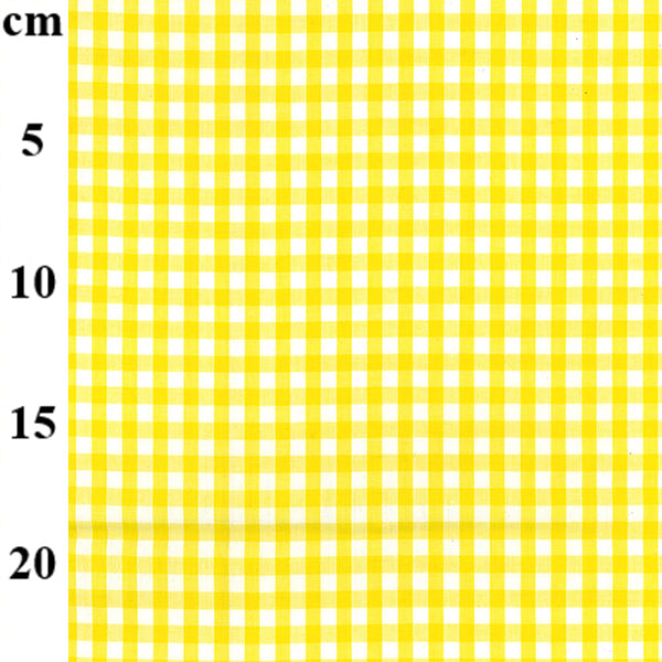 65% Polyester 35% Cotton Gingham Fabric – 1/4” Checks 45" - 14 Colours