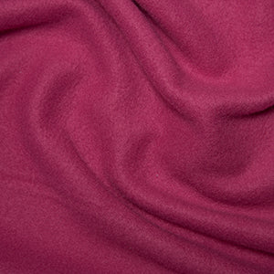 100% Polyester Plain Antipil Fleece Fabric 60" - 32 Colours