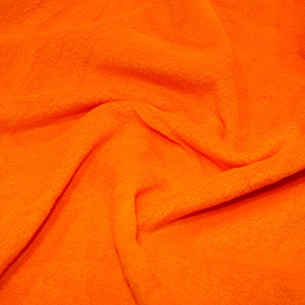 100% Polyester Plain Antipil Fleece Fabric 60" - 32 Colours