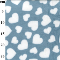 100% Polyester Fleece Fabric – Hearts 60