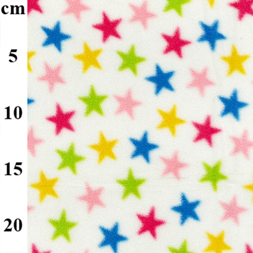 100% Polyester Fleece – Spots & Stars 60" - 27 Colours