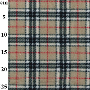100% Polyester Fleece Fabric – Checks & Stripes 60" - 9 Colours