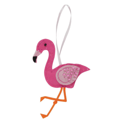 Children's Felt Decoration Kit: Flamingo - Vera Fabrics