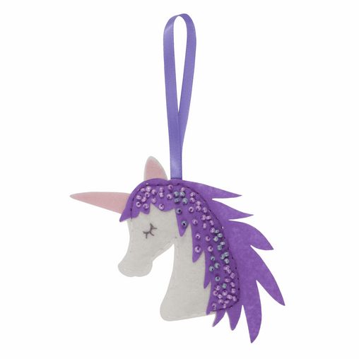 Children's Felt Decoration Kit: Unicorn - Vera Fabrics