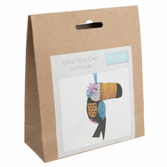 Children's Felt Decoration Kit: Toucan Bird - Vera Fabrics