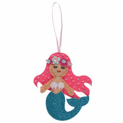 Children's Felt Decoration Kit: Mermaid - Vera Fabrics