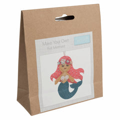 Children's Felt Decoration Kit: Mermaid - Vera Fabrics