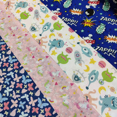 Assorted 4 Polycotton Half A Metre Bundle Subscription - Kids