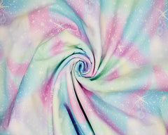 100% Polyester Pastel Galaxy Fleece Backed Soft Shell 58