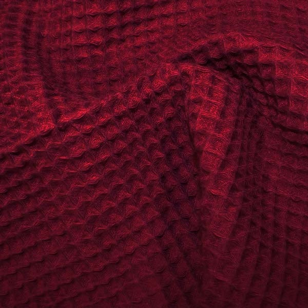 100% Cotton Cotton Waffle Fabric 59" - 12 Colours