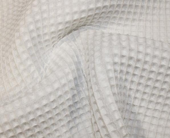 100% Cotton Cotton Waffle Fabric 59" - 12 Colours