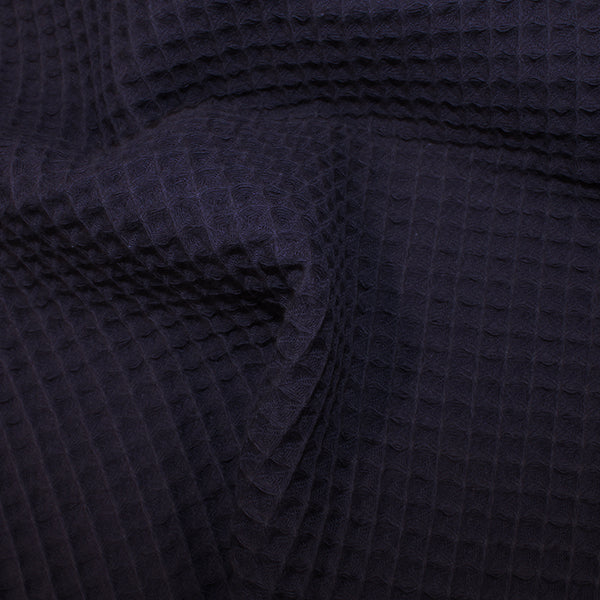 100% Cotton Cotton Waffle Fabric 59" - 12 Colours