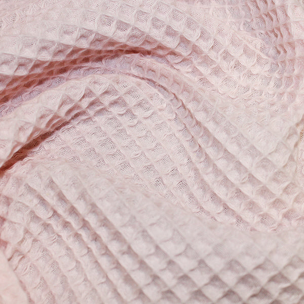 100% Cotton Cotton Waffle Fabric 59" - 12 Colours