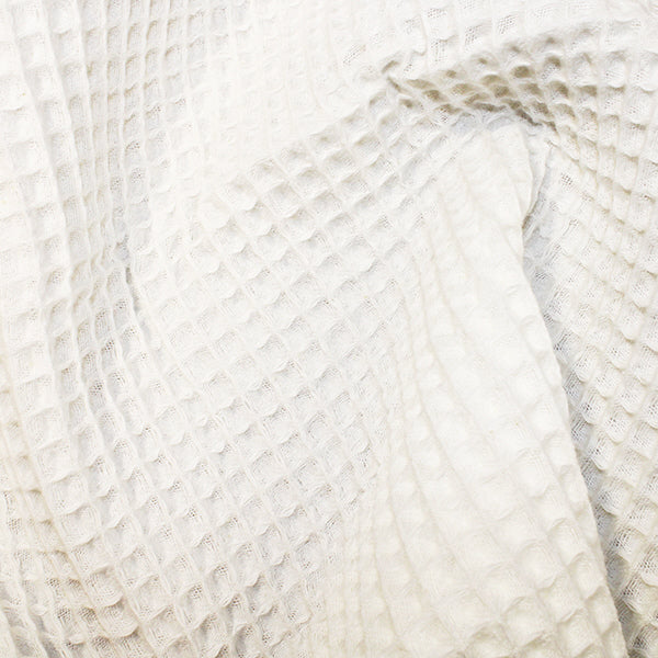 100% Cotton Cotton Waffle Fabric 59" - 12 Colours