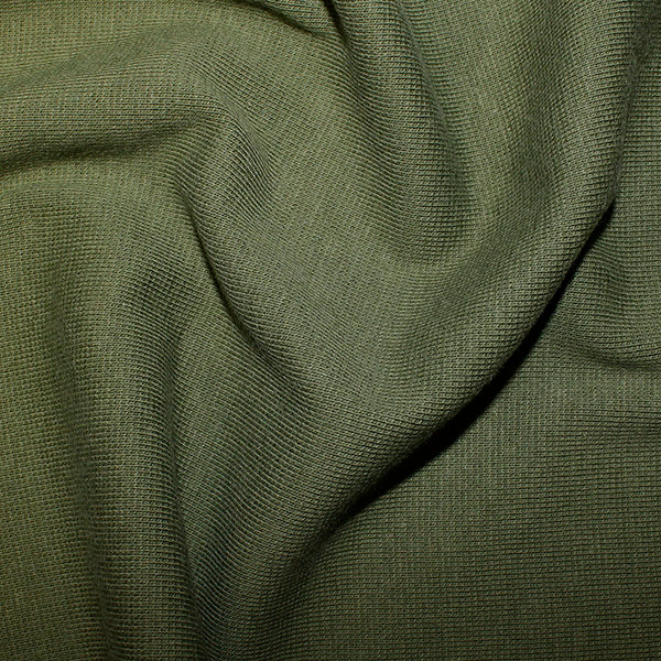 95% Cotton 5% Elastane Tubular Jersey Ribbing Fabric 15" - 17 Colours