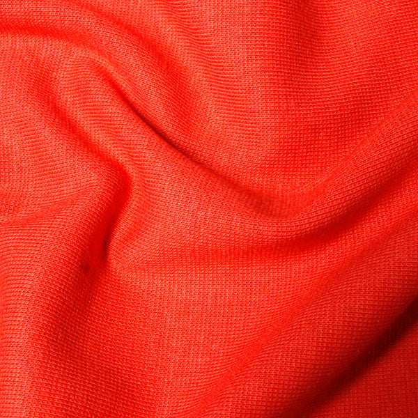 95% Cotton 5% Elastane Tubular Jersey Ribbing Fabric 15" - 17 Colours