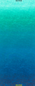 Peacock Green Shades Light to Dark Blender Cotton Fabric - Vera Fabrics