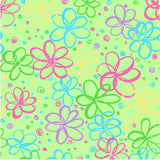 Green Flowers P&B's Bloom Cotton Fabric