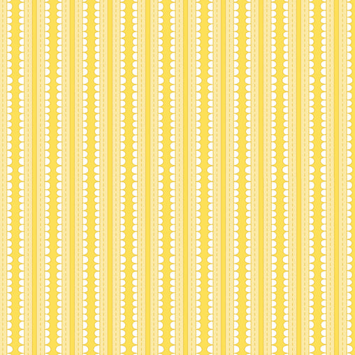 Yellow Ribbons Basically Hugs Cotton Fabric - Vera Fabrics