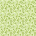 Green Flowers Basically Hugs Cotton Fabric - Vera Fabrics