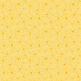 Yellow Flowers Basically Hugs Cotton Fabric