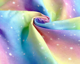 100% Cotton Digital Rainbow Galaxy 59