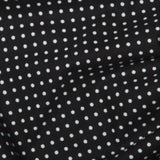 Black 3mm Spotty Polka Dot 100% Cotton Poplin Fabric