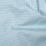 Baby Blue 3mm Spotty Polka Dot 100% Cotton Poplin Fabric