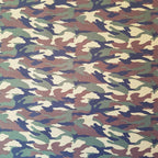 Camouflage Green & Brown Army Woodland FAT QUARTER Cotton Poplin Fabric Boys and Mens Clothes, Bags, Accessories