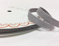 2 metres Silver Grey Gray 10mm Cotton Herringbone Tape Webbing Ribbon Craft Sewing