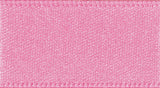 2 Metres Pink- Double Faced Satin Fabric - 10mm Wide - Clothes, Funishing, Craft