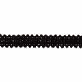 2m x Black Braid Gimp 15mm Excellent Quality Trimming Metre, Clothes, Funishing, Craft